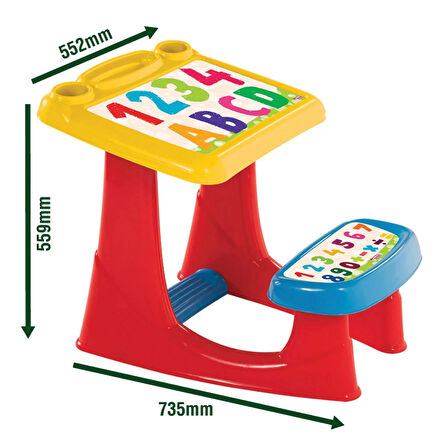 Ders Çalışma Masası - Çalışma Masaları - Eğitici Masa - Aktivite Masası