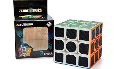 Orijinal MoYu Fiber Karbon 3x3 Küp - Moyu Speed Cube - Moyu Fiber Karbon 3x3 Zeka Küpü - Zeka Küpü - Rubik Küp