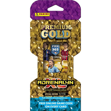 Panini FIFA 365 Adrenalyn XL 2025 Premium Gold Kart - Futbolcu Kartları - Gold Trading Oyuncu Kartı Panini Premium Kartlar