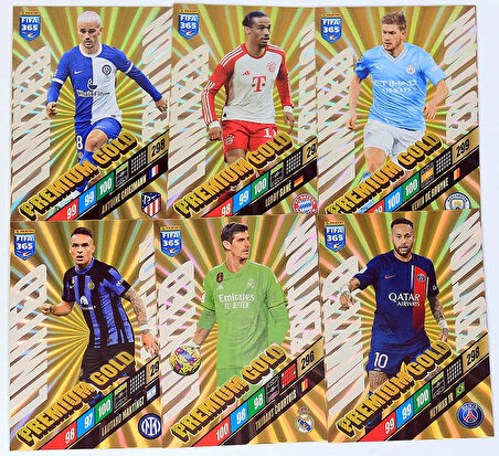 Panini FIFA 365 Adrenalyn XL 2025 Premium Gold Kart - Futbolcu Kartları - Gold Trading Oyuncu Kartı Panini Premium Kartlar