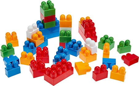 Kutulu Bloklar (58 Parça) - Büyük Parça Lego - Lego Setleri - Bloklar - Bebek Lego