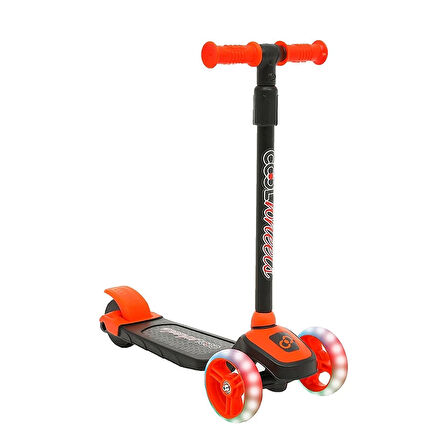 Cool Wheels Turuncu Twist Işıklı 3 Tekerlekli Scooter - Işıklı Scooter - CoolWheels Scooter - Çocuk Scooter - İttir Git