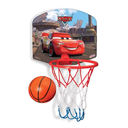 Cars Küçük Boy Pota Basketbol Seti - Spor Oyuncakları - Basket Seti