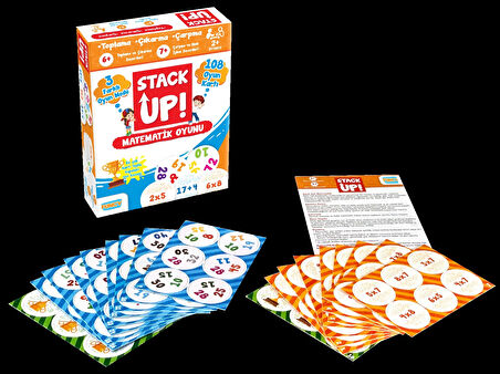 Stack Up Matematik Öğreniyorum! - Matematik Aktivite Oyunu - Matematik Kelime Oyunu - Akıl Oyunu Zeka Oyunu