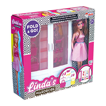 Linda'nın Bebekli Gardırobu - Barbie Dolap - Barbie Giysi Dolabı - Barbie Gardırop - Gardrop