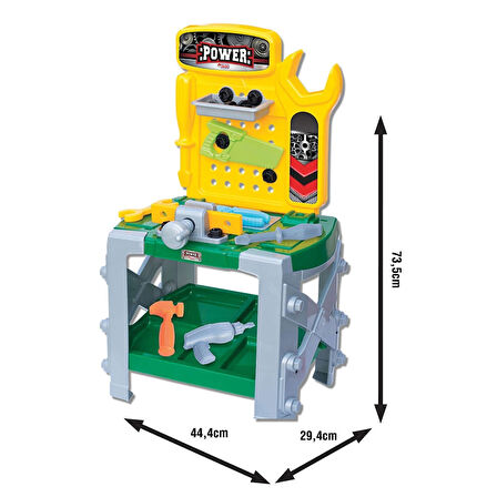 Power Tamir Seti - Oyuncak Tamir Setleri - Tamir Aletleri - Alet Seti - Vidalama Seti