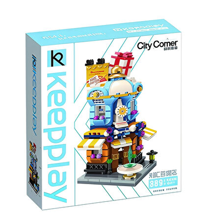 Mikro Blok Hediye Dükkanı 389 Parça - Lego Setleri - Keeppley Mini Lego - Dükkan Lego - KeeppleyLego - Mikro Bloklar