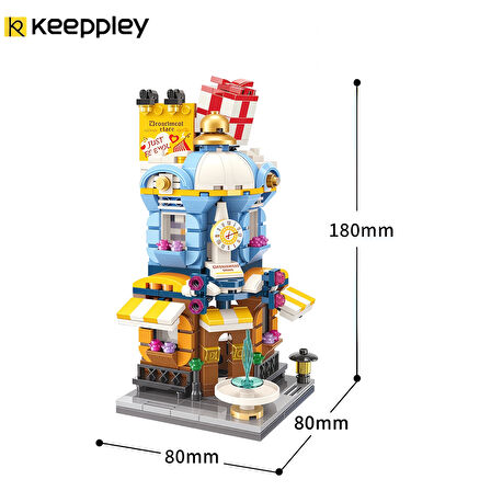 Mikro Blok Hediye Dükkanı 389 Parça - Lego Setleri - Keeppley Mini Lego - Dükkan Lego - KeeppleyLego - Mikro Bloklar