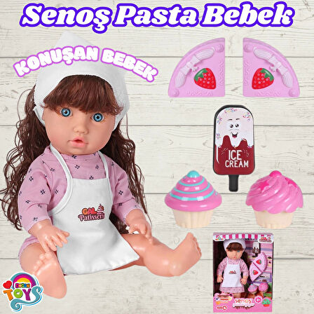 Senoş Pasta Yiyor - Türkçe Konuşan Senoş Et Bebek - Konuşan Bebek - Senoş Bebek - Pasta Et Bebek - Kumral