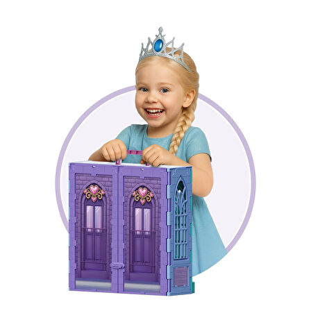 Frozen'nin Muhteşem Şatosu - Ev Oyuncak - Frozen Tatil Ev Seti - Frozen Ev Seti - Karlar Ülkesi Şatosu - Şato Ev Oyuncak Frozen Şato Seti