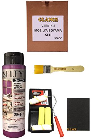 Rich Selfy Decor 500 Cc Amatis Kendinden Vernikli Mobilya Boyama Seti