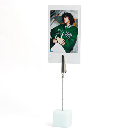 Instax mini 12 Simli Şeffaf Yeşil Kılıf Pvc 64'lü Albüm ve Fotoğraf Çerçeveleri Aksesuar Seti