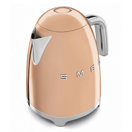 Smeg 50'S Style Special Edition Rose Gold Kettle ve 1x2 Ekmek Kızartma Makinesi Seti