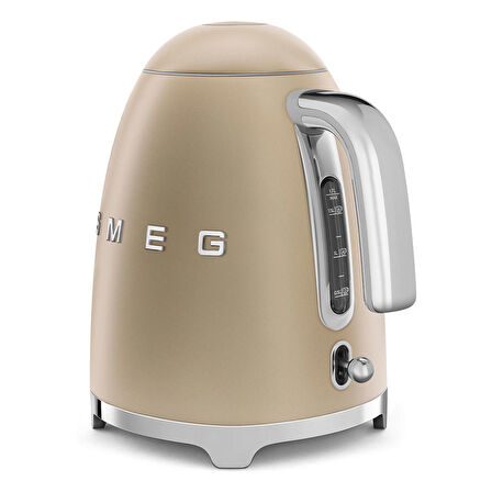 Smeg 50'S Style Special Edition Mat Gold Kettle ve 1x2 Ekmek Kızartma Makinesi Seti