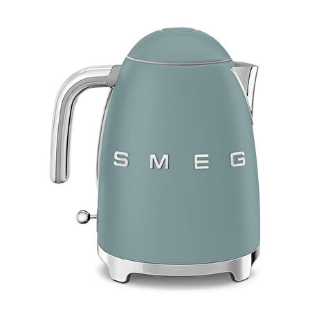 Smeg 50'S Style Special Edition Mat Zümrüt Yeşil Kettle ve 1x2 Ekmek Kızartma Makinesi Seti