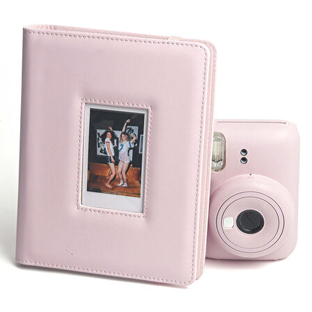 Instax Mini Film Uyumlu 288'li Pembe Albüm