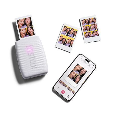 Instax mini Link 3 Beyaz Akıllı Telefon Yazıcısı ve 10'lu mini Film