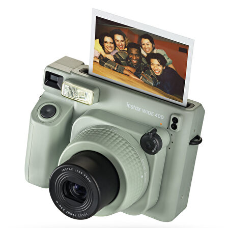 Instax Wide 400 Yeşil Fotoğraf Makinesi ve 20'li Film ve Eva Kılıf Hediye Seti