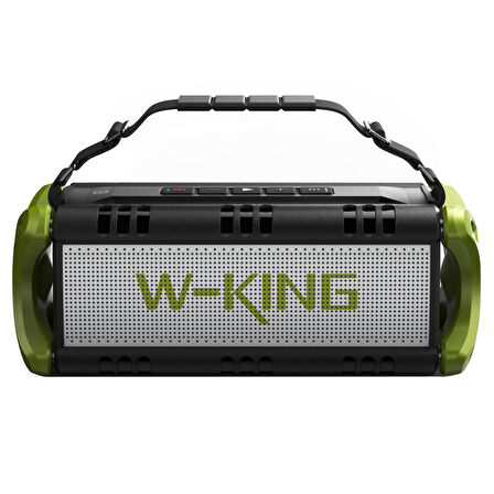 W-KING D8-1 Bluetooth Hoparlör, 90W Ultra Bass Boombox, 40 Saat Çalma Süresi, IPX6 Suya Dayanıklı, Kablosuz Stereo TWS, Powerbank/TF/Aux/Bluetooth5.0/NFC, Ses Bombası