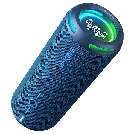 W-KING D320 Bluetooth Hoparlör, 40W 360° Surround Boombox, 24 Saate Varan Çalma Süresi, IP67, Kablosuz Stereo TWS, Powerbank/TF/Aux/Bluetooth5.3/, Ses Bombası