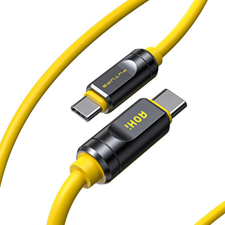 Aohi Youth 140W 3 Portlu Şarj Adaptörü, 240W 8K Süper Hızlı Şarj/Data Kablosu Seti