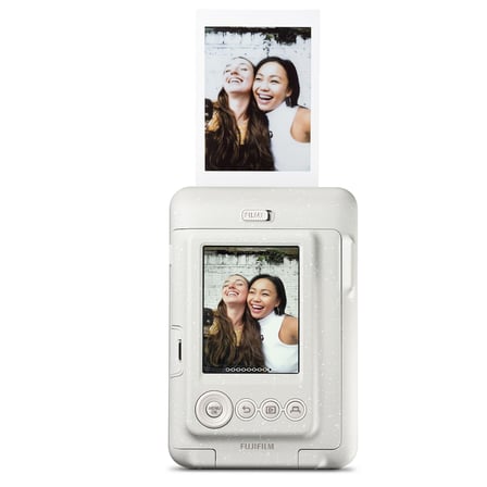 Instax mini LiPlay Misty White Fotoğraf Makinesi 20'li Film ve Çanta Hediye Seti