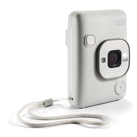 Instax mini LiPlay Misty White Fotoğraf Makinesi 20'li Film ve Çanta Hediye Seti