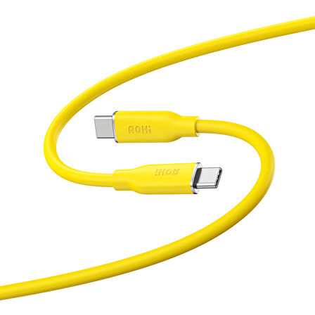 Aohi Silky Type-C to Type-C 1m PD 3.1 480Mbps 140W Süper Hızlı Şarj/Data Kablosu Seti 3'lü