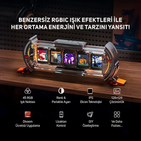 Gravastar V75 Pro Kablolu Manyetik Gaming Klavye, X Pro Kablosuz Optik Mouse ve Dijital Resim Çerçevesi Oyuncu Seti, Cyberpunk