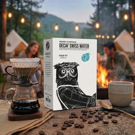 Noir Pit Coffee Co. Kafeinsiz Decaf Swiss Water Filtre Kahve 2x250 g