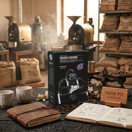 Noir Pit Coffee Co. Rwanda Karambi Çekirdek Kahve, 2x250 g