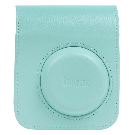 Instax Mini 13 Lagoon Green Fotoğraf Makinesi Deri Çanta Albüm Kıskaç ve 20'li Film Hediye Seti