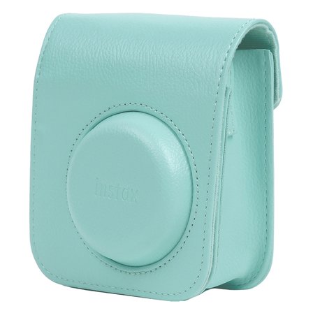 Instax Mini 13 Lagoon Green Fotoğraf Makinesi Deri Çanta Albüm Kıskaç ve 10'lu Film Hediye Seti