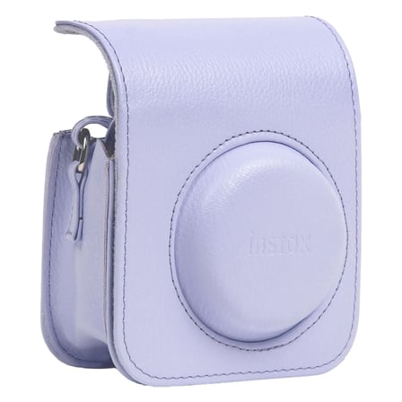 Instax Mini 13 Dreamy Purple Fotoğraf Makinesi Deri Çanta Kıskaç ve 10'lu Film Hediye Seti