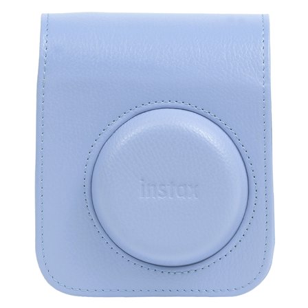 Instax Mini 13 Frost Blue Fotoğraf Makinesi Deri Çanta Albüm Kıskaç ve 10'lu Film Hediye Seti