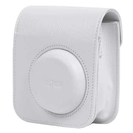 Instax Mini 13 Uyumlu Beyaz Deri Çanta ve Albüm Set