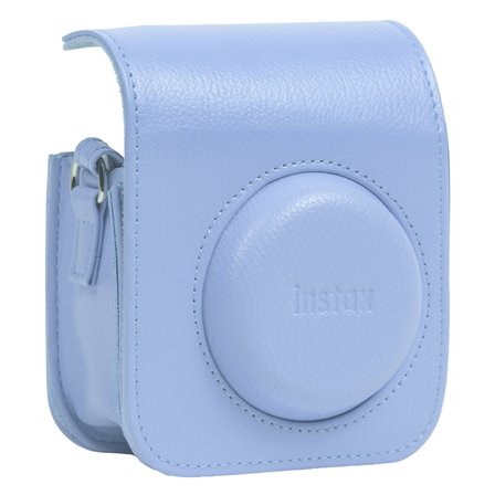 Instax Mini 13 Uyumlu Mavi Deri Çanta ve Albüm Set