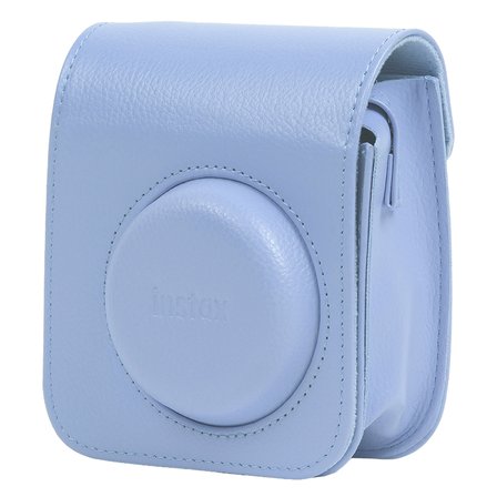 Instax Mini 13 Uyumlu Mavi Deri Çanta ve Albüm Set