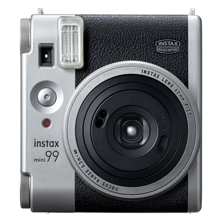 Instax Mini 99 Silver Fotoğraf Makinesi Deri Çanta Albüm Kıskaç ve 20'li Film Hediye Seti