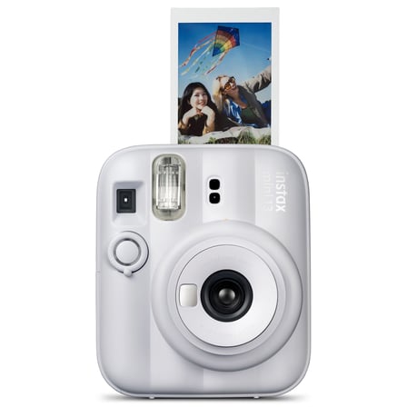 Instax Mini 13 Beyaz Fotoğraf Makinesi Simli Pleksi Kılıf ve 20'li Film Hediye Seti