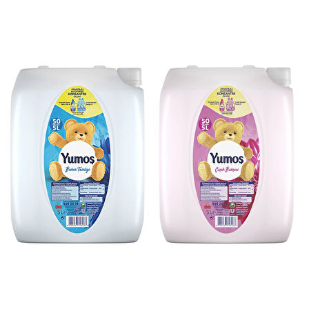 Yumoş Çamaşır Yumuşatıcısı 5 lt Bahar ve Çiçek Bahçesi 2 li