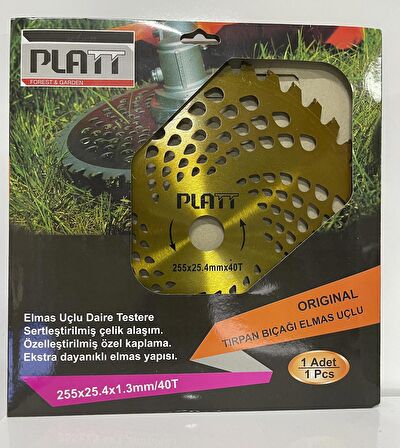 Platt Elmaslı Tırpan Testeresi 255 mm 40 Diş