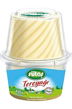 Sütaş Yayık Tereyağı 450 gr x 2 Adet