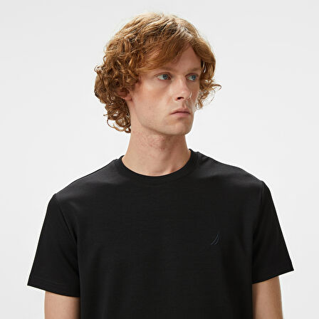 Nautica Erkek Siyah Classic Fit T-Shirt