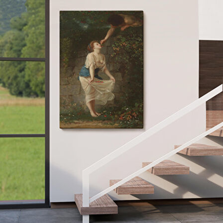 Kiraz Toplayan Sevgililer Duvar Tablosu-6255