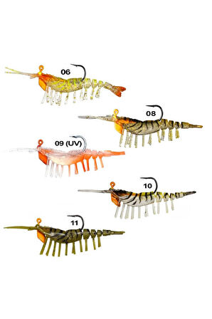 Ayu Shrimp 7.5cm 7.2gr Silikon Karides Yem