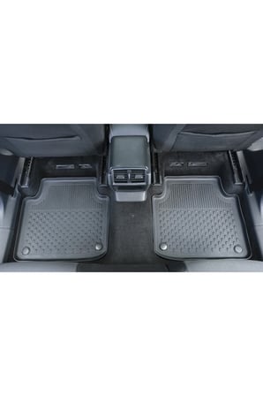 Sahler Skoda Kodiaq 2017-2024 Uyumlu 4.5D Premium Havuzlu Oto Paspas Ve Liner Marka 3D Bagaj Havuzu