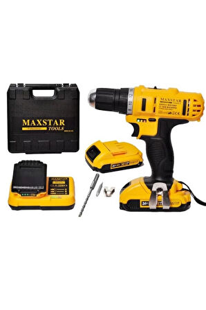 Maxstar 14Es Şarjlı 2 Akülü Matkap 24V