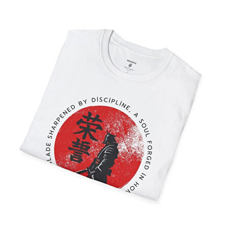 Samuray Grafik Tişört: Japon Anime Streetwear