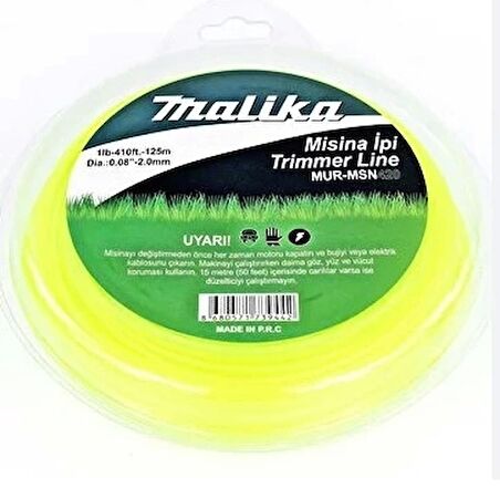 Malika Misina 2.0mm 125 Metre Yuvarlak Misine